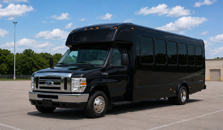 20-passenger minibus available for charter in Vernon, TX